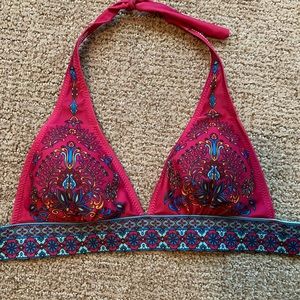 Pink printed bikini SET ... bottoms are NWT